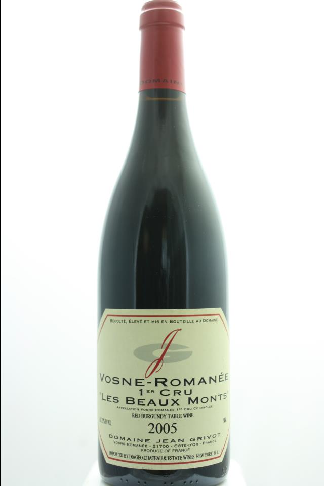 Jean Grivot Vosne-Romanée Les Beaux Monts 2005