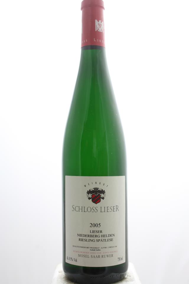 Schloss Lieser Lieserer Niederberg Helden Riesling Spätlese #05 2005