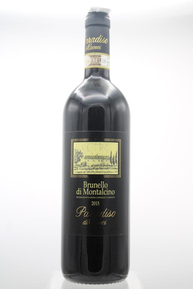 Paradiso di Cacuci Brunello di Montalcino 2015