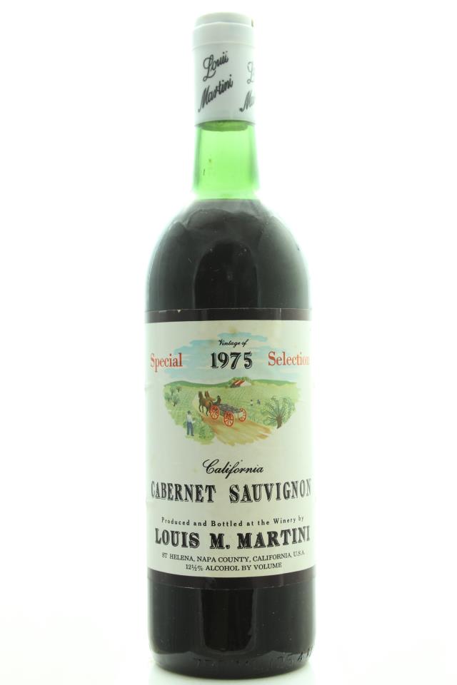 Louis M. Martini Cabernet Sauvignon Special Selection 1975