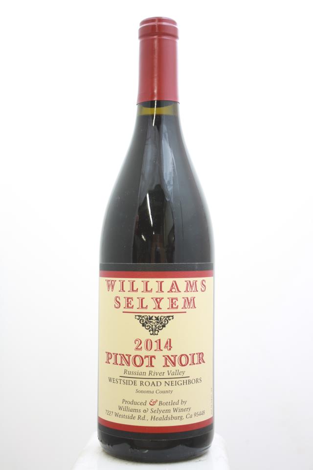 Williams Selyem Pinot Noir Westside Road Neighbors 2014