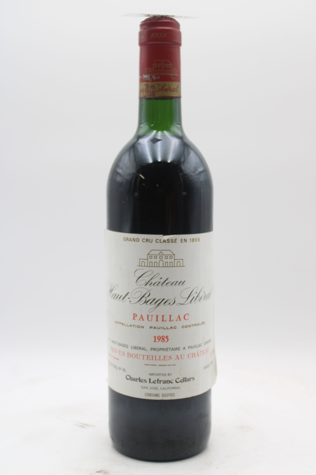 Haut Bages Liberal 1985