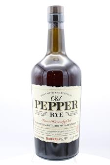 Old Pepper Straight Rye Whiskey Finest Kentucky Oak NV