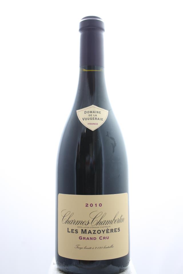 Domaine de La Vougeraie Charmes-Chambertin Le Mazoyères 2010