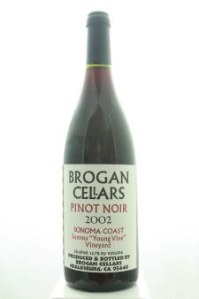 Brogan Cellars Pinot Noir Summa Vineyard Young Vines 2002