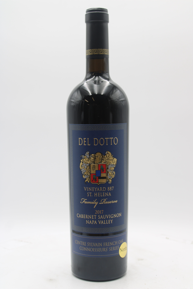 Del Dotto Cabernet Sauvignon Vineyard 887 Family Reserve  Connoisseurs' Series Centre Sylvain French Oak North  2017