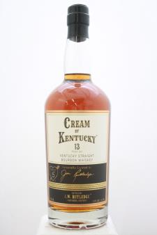 J.W. Rutledge Cream of Kentucky Kentucky Straight Bourbon Whiskey "DoubleRich" 13-Years-Old NV