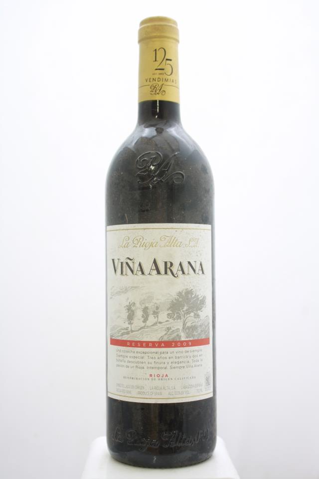 La Rioja Alta Rioja Reserva Viña Arana 2009