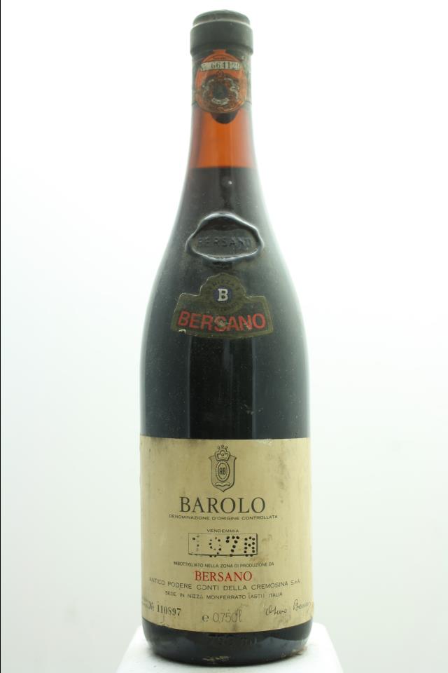 Bersano Barolo 1978