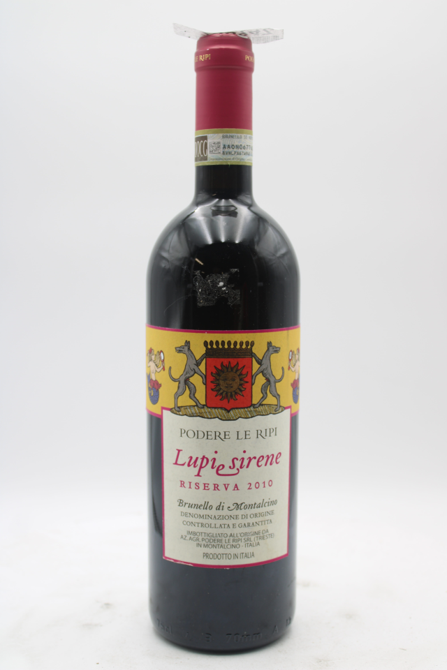 Podere Le Ripi Brunello di Montalcino Lupi e Sirene Riserva 2010