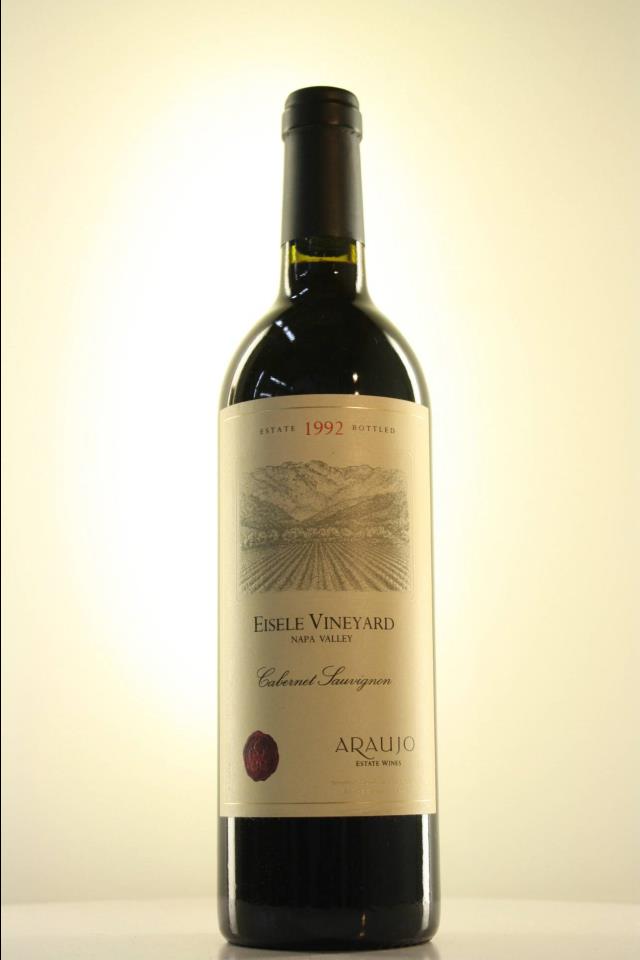 Araujo Estate Cabernet Sauvignon Eisele Vineyard 1992