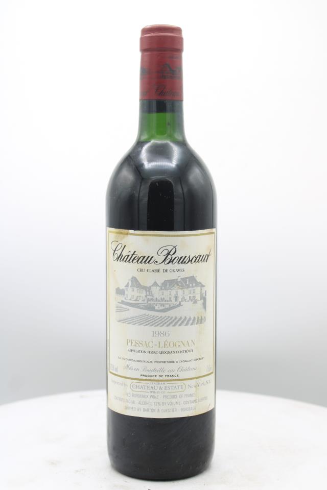 Bouscaut Pessac Leognan 1986