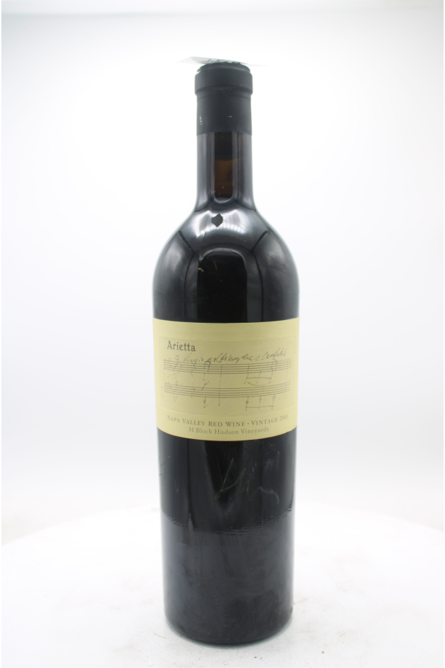 Arietta Proprietary Red H Block Hudson Vineyards 2001