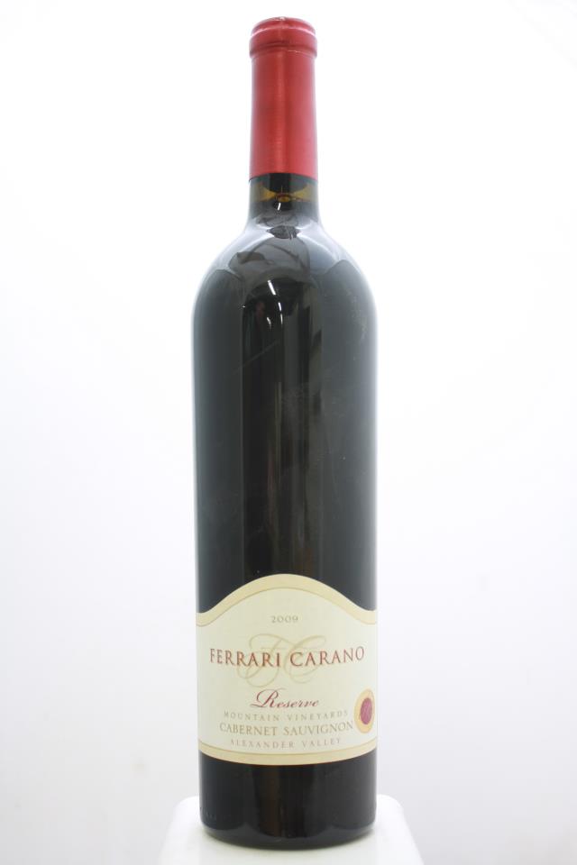 Ferrari-Carano Cabernet Sauvignon Reserve Mountain Vineyards 2009