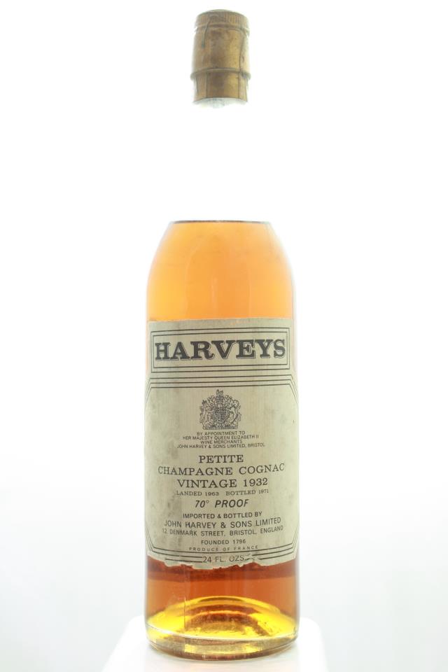 Harveys Petite Champagne Cognac 1932