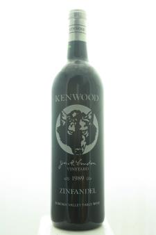Kenwood Zinfandel Jack London Vineyard 1989