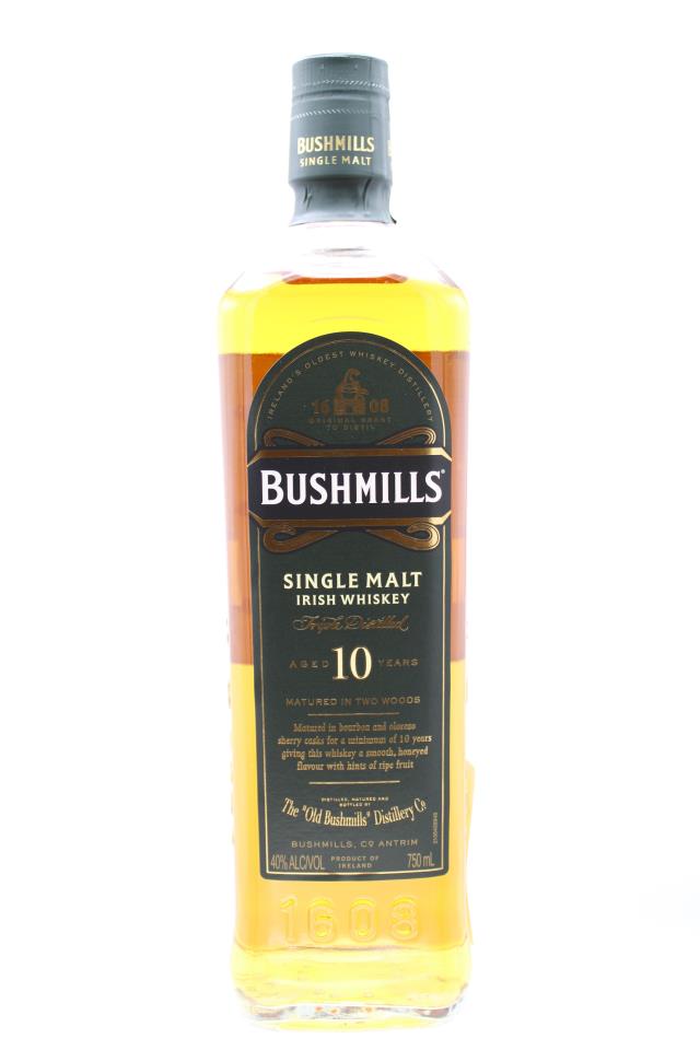 Old Bushmills Single Malt Irish Whiskey Triple Distilled 10-Years-Old NV