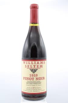 Williams Selyem Pinot Noir Bucher Vineyard 2010