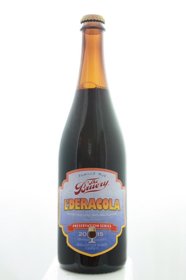 The Bruery Preservation Series L'Deracola Spiced Ale With Natural Flavors 2015