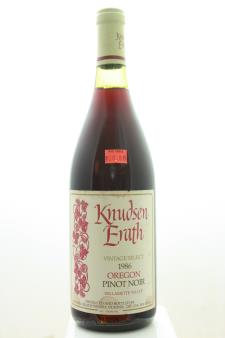 Knudsen Erath Pinot Noir Vintage Select 1986