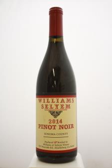 Williams Selyem Pinot Noir Sonoma County 2014