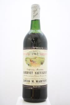 Louis M. Martini Cabernet Sauvignon Reserve 1962