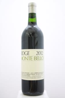 Ridge Vineyards Monte Bello 2012