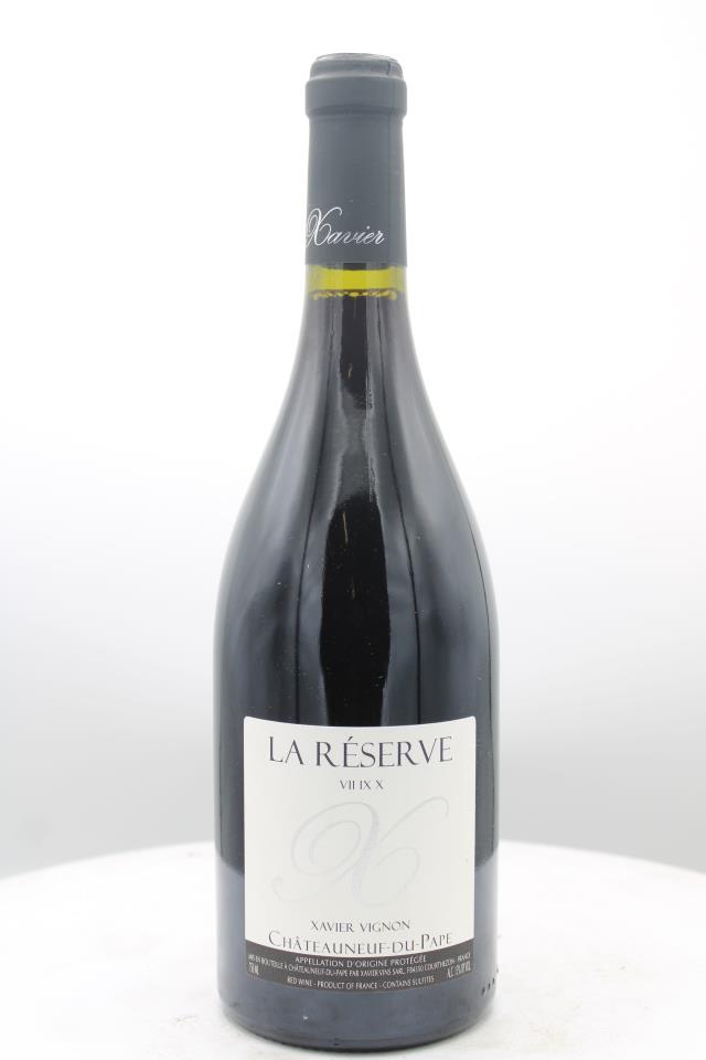 Xavier Vignon Châteauneuf-du-Pape La Reserve VII IX X NV