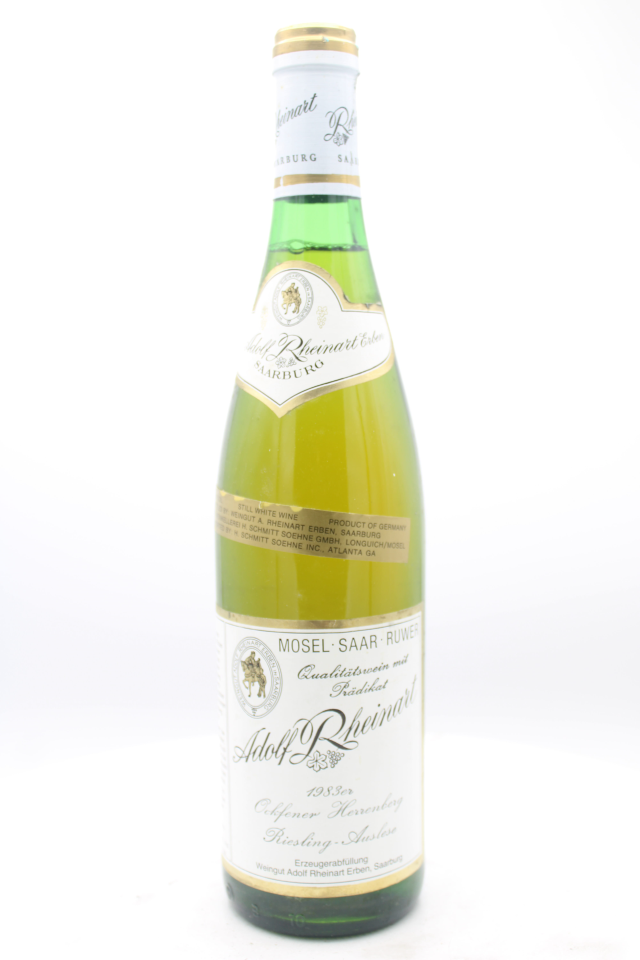 Adolf Rheinart Ockfener Herrenberg Riesling Auslese #1 1983