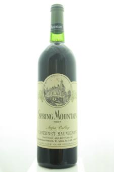 Spring Mountain Cabernet Sauvignon 1987