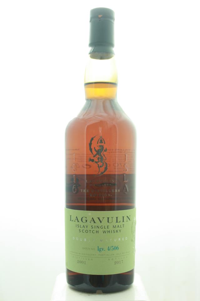 Lagavulin Islay Single Malt Scotch Whiskey The Distillers Edition Double Matured 2001