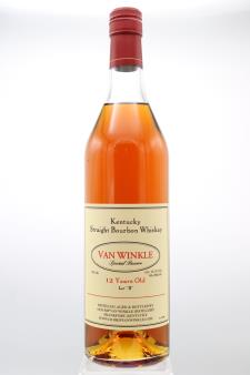 Old Rip Van Winkle Straight Bourbon Whiskey Van Winkle Special Reserve Lot B 12-Years-Old NV