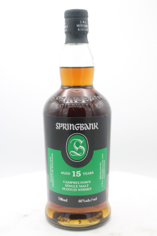 Springbank (J & A Mitchell & Co) Campbeltown Single Malt Scotch Whisky 15-Years-Old NV