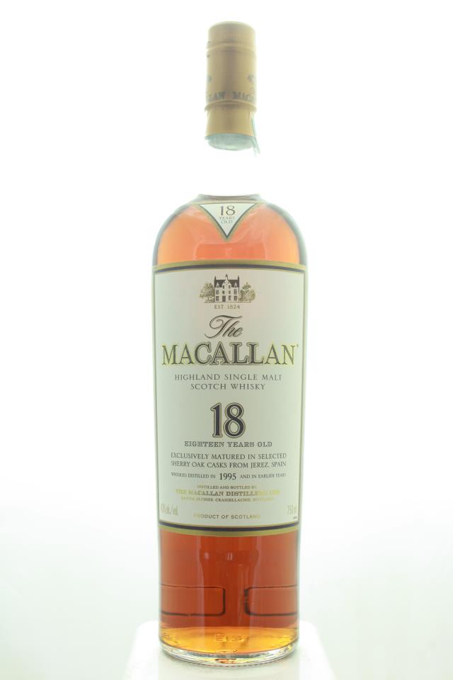 The Macallan Sherry Oak Cask Single Malt Scotch Whisky 18-Year-Old 1995