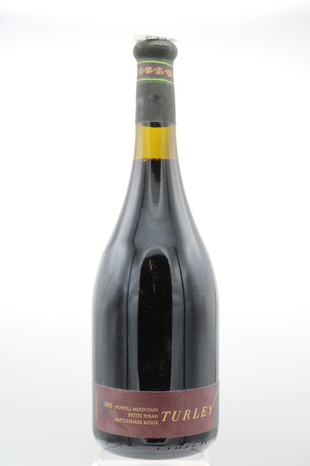 Turley Petite Syrah Rattlesnake Ridge 2015