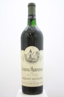 Spring Mountain Cabernet Sauvignon 1973