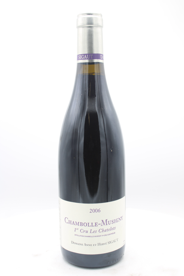 Anne et Hervé Sigaut Chambolle Musigny Les Chatelots 2006