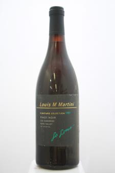 Louis M. Martini Pinot Noir La Loma Vineyard Selection 1987