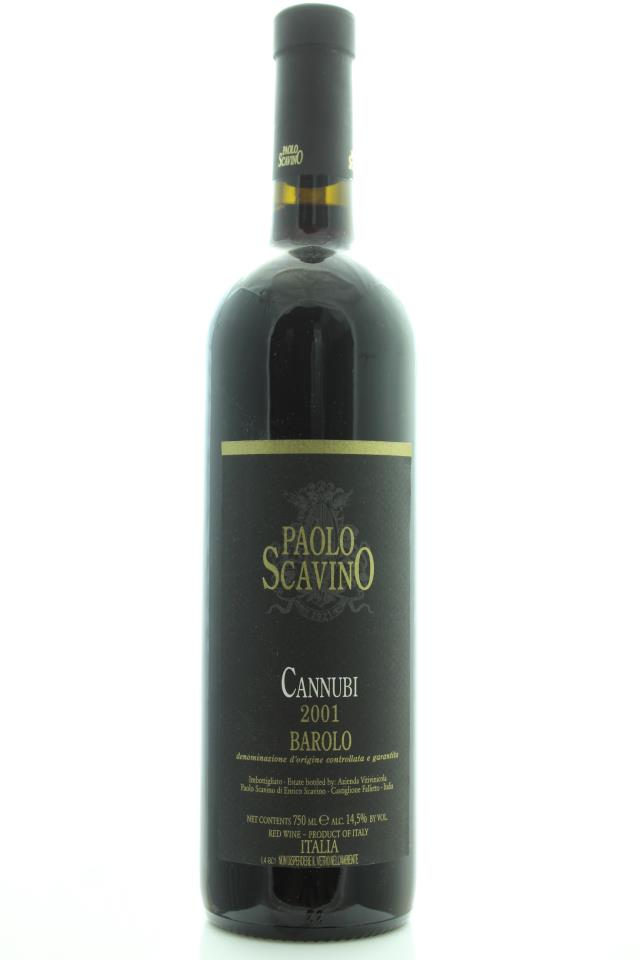 Paolo Scavino Barolo Cannubi 2001