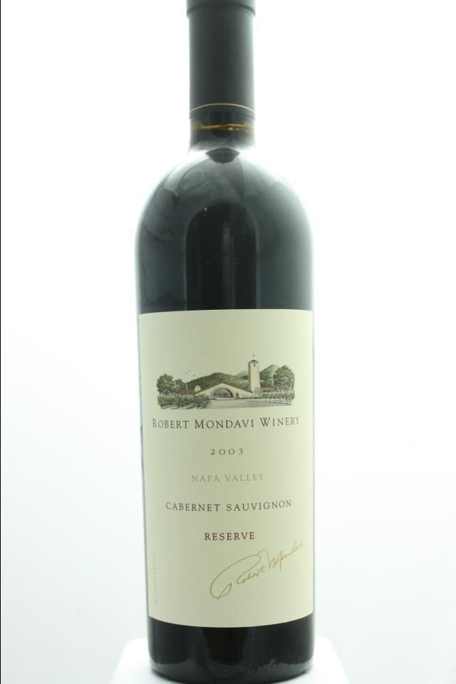 Robert Mondavi Cabernet Sauvignon Reserve 2003