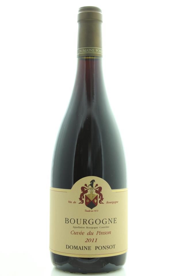 Domaine Ponsot Bourgogne Cuvée du Pinson 2011