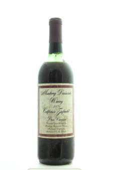 Monterey Peninsula Winery Zinfandel Dusi Vineyard 1976