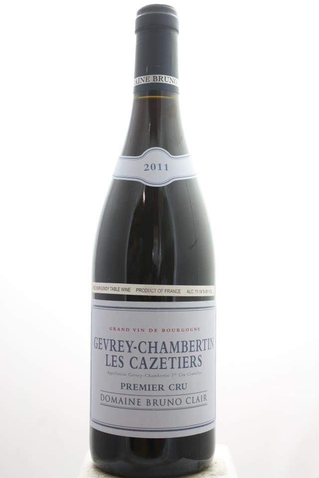 Bruno Clair Gevrey-Chambertin Les Cazetiers 2011