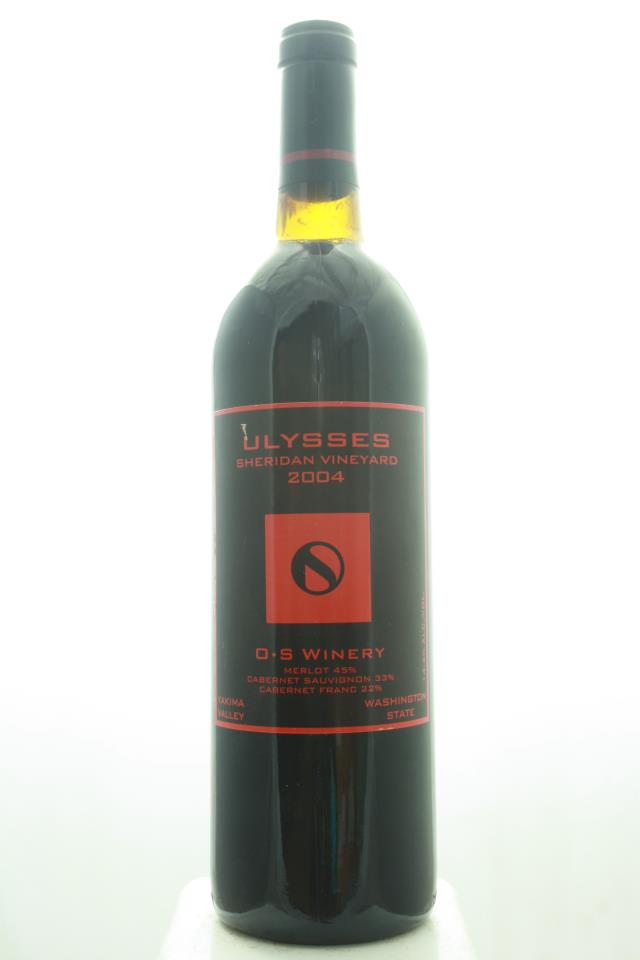 O.S Winery Propprietary Red Sheridan Vineyard Ulysses 2004