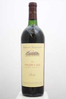 Sterling Vineyards Merlot Winery Lake 1987
