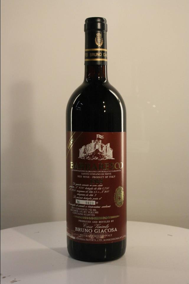 B. Giacosa Barbaresco Riserva Santo Stefano 1988