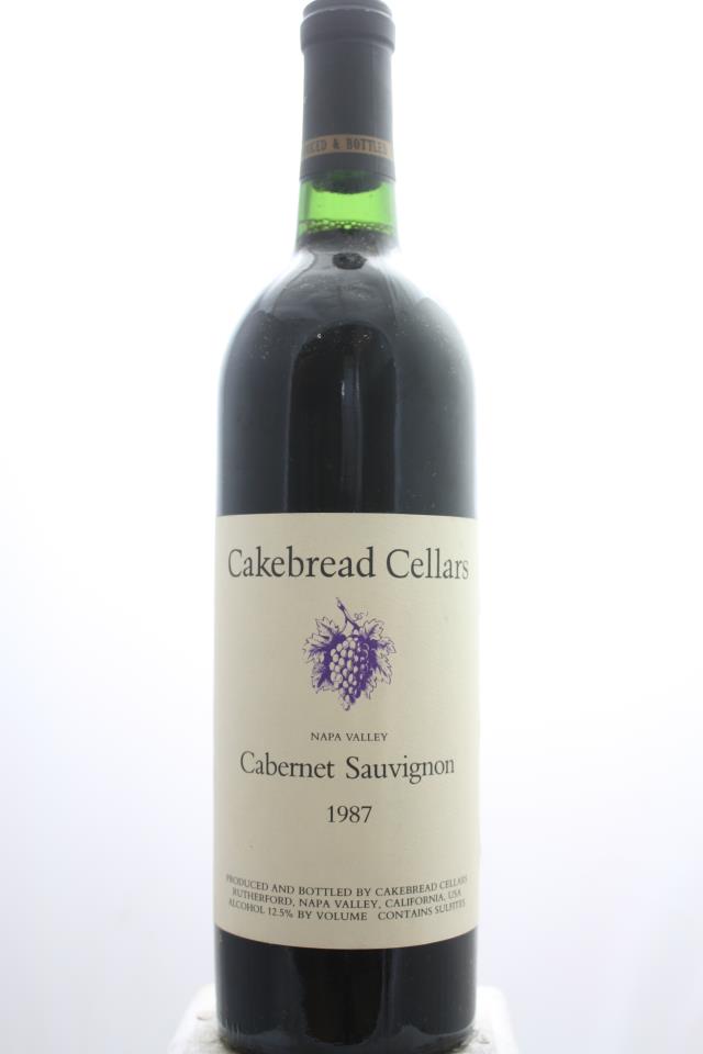 Cakebread Cellars Cabernet Sauvignon 1987