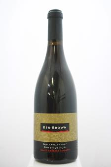 Ken Brown Pinot Noir Santa Maria Valley 2007