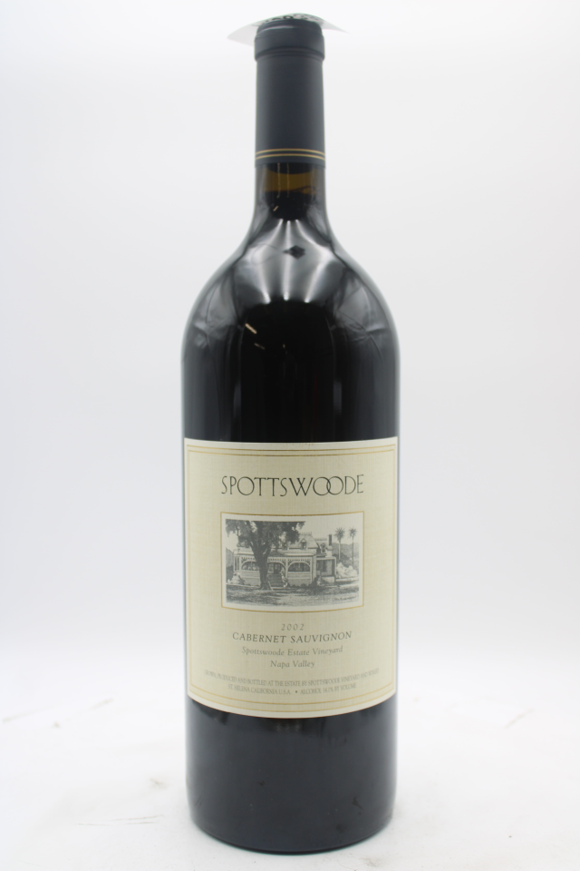 Spottswoode Cabernet Sauvignon Spottswoode Estate Vineyard 2002
