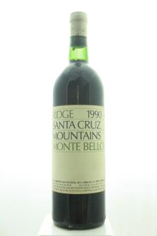 Ridge Vineyards Cabernet Sauvignon Monte Bello 1990